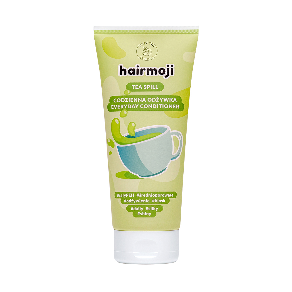 Hairy Tale Cosmetics Hairmoji Tea Spill codzienna odżywka do włosów średnioporowatych, 200 ml