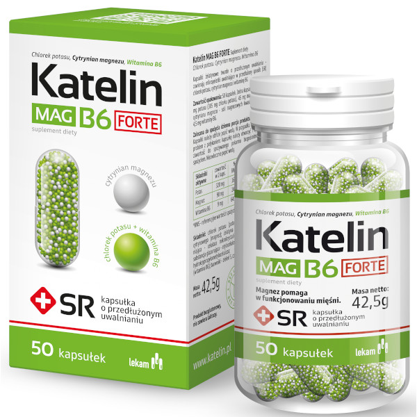 Katelin Mag B6 Forte 50 kapsułek