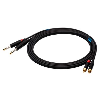 Kabel SSQ RCAJM2 2 x RCA - 2 x Jack 6.3 mm 2 m