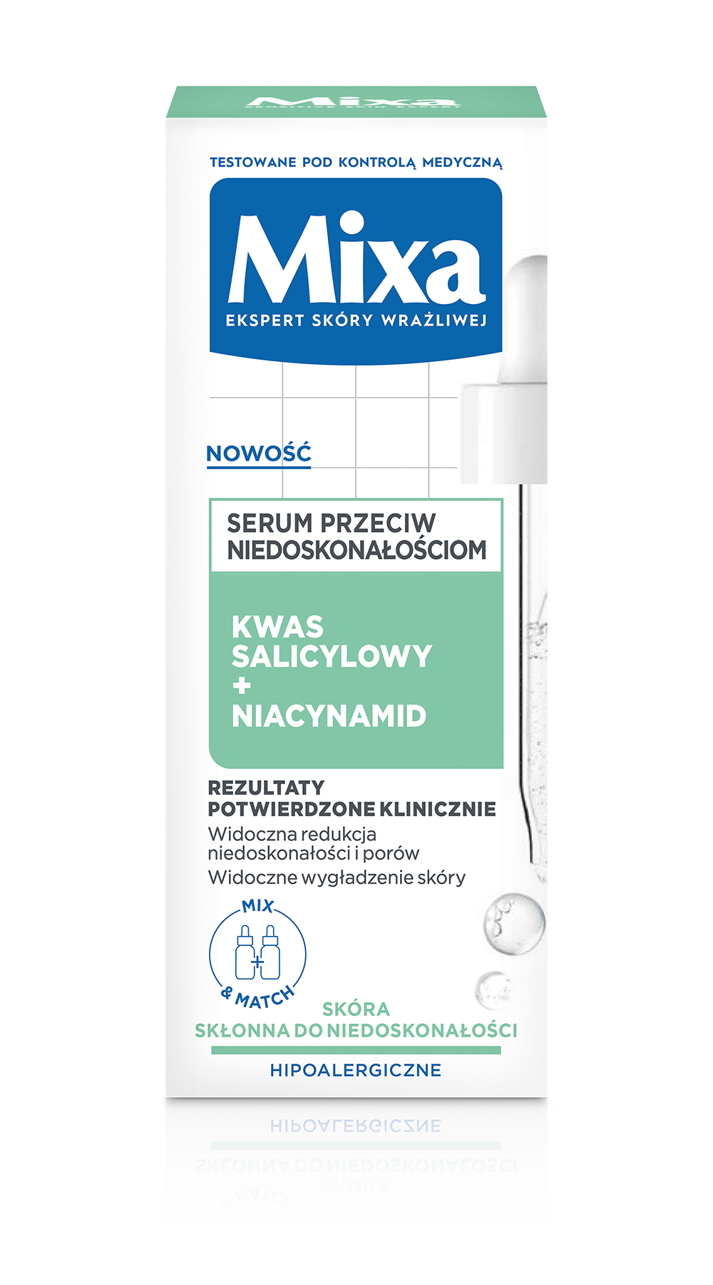 Mixa Lab serum przeciw niedoskonałościom do twarzy, 30 ml