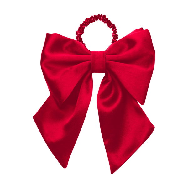 So Fluffy jedwabna kokarda – czerwona, 1 szt.
