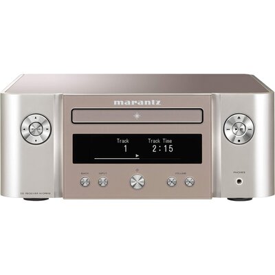 Amplituner stereo MARANTZ Melody X M-CR612 Srebrno-Złoty, Odtw.CD, FM/DAB+, BT, Wi-Fi, AirPlay2, Spotify, Multiroom HEOS