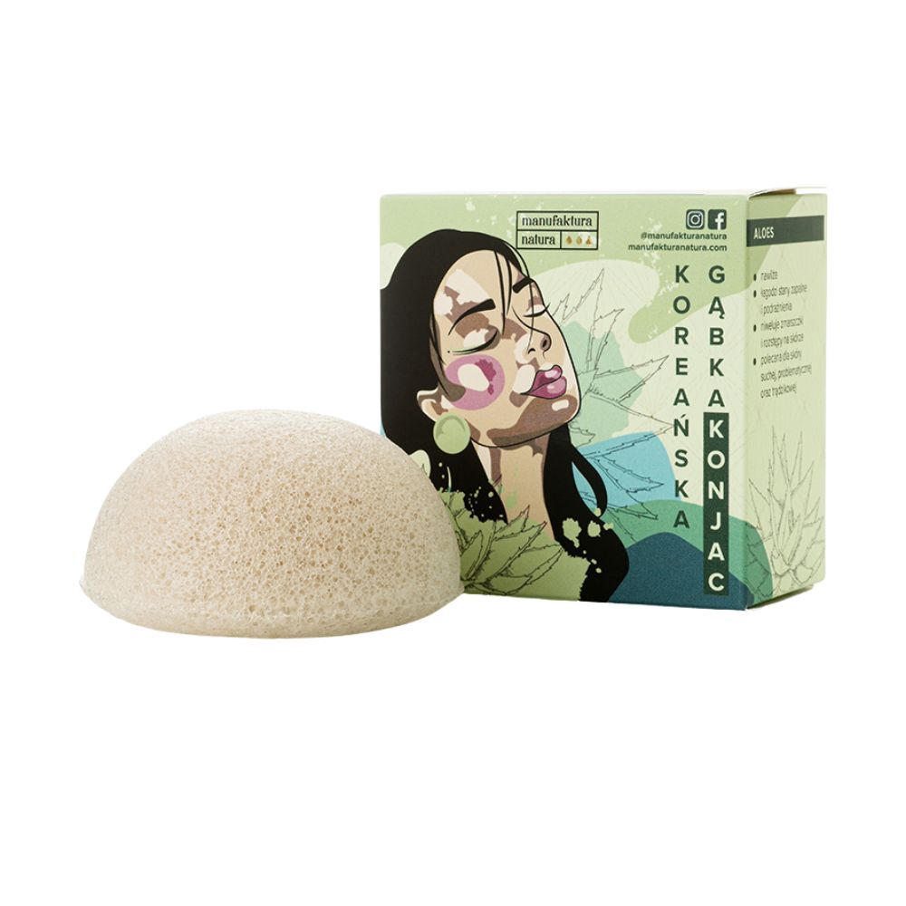Manufaktura Natura gąbka konjac aloes, 1 szt.