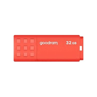 Pendrive GOODRAM UME3 32GB, USB 3.2 Gen. 1 (USB 3.0), Odczyt 60 Mb/s, Zapis 20 Mb/s Pomarańczowy