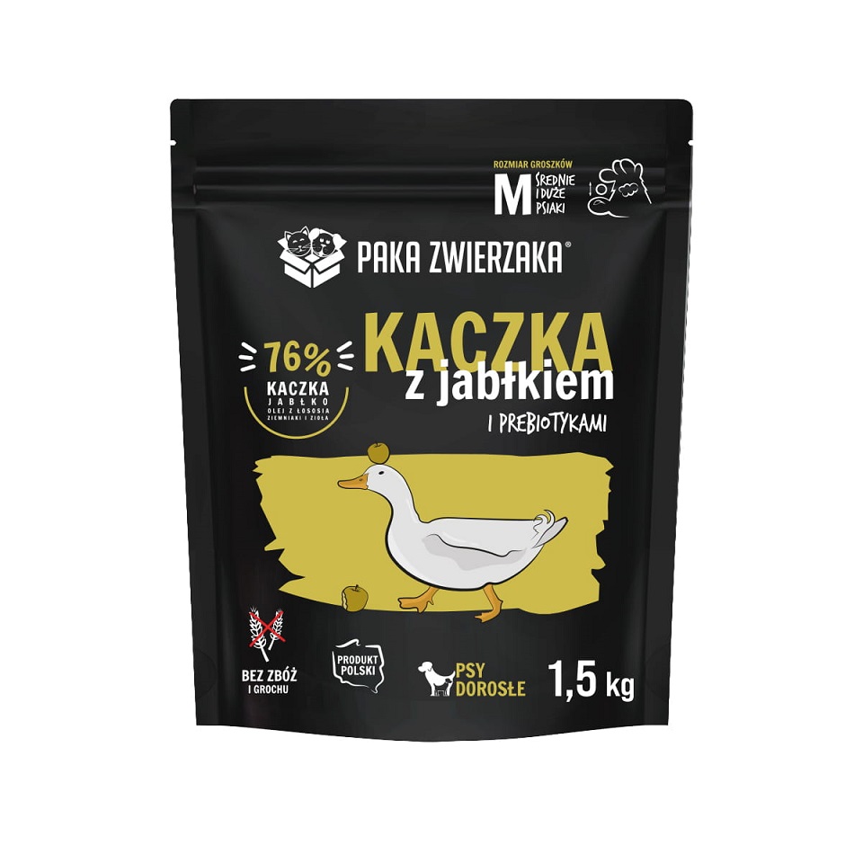 PAKA ZWIERZAKA Seventh Heaven Karma sucha Kaczka z jabłkiem M 1,5 kg