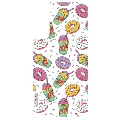 Panel SAMSUNG do etui Frame Cover do Galaxy S22+ Simpsons Donut Biały