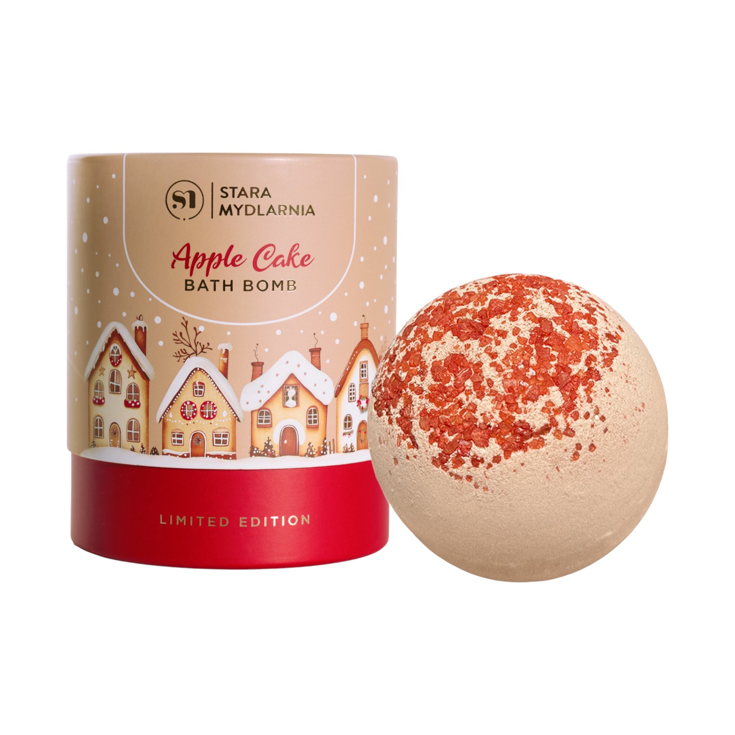 Stara Mydlarnia Red Apple kula do kąpieli w pudełku, 200 g