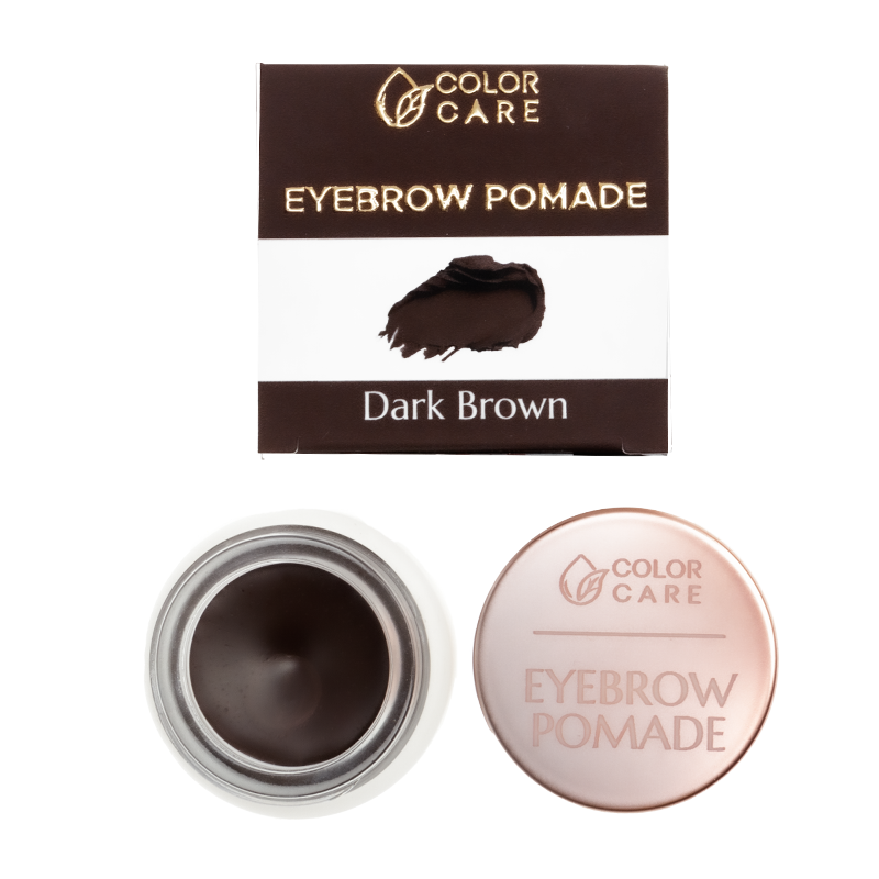 Color Care 02 Dark Brown koloryzująca pomada do brwi wegańska, 7 g