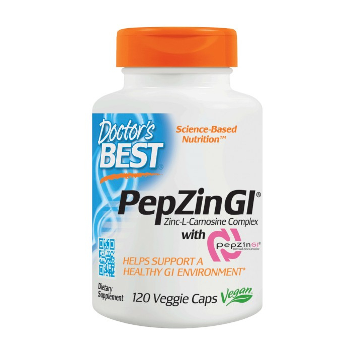 Doctor's Best PepZin GI suplement diety, 120 kaps./1 opak.