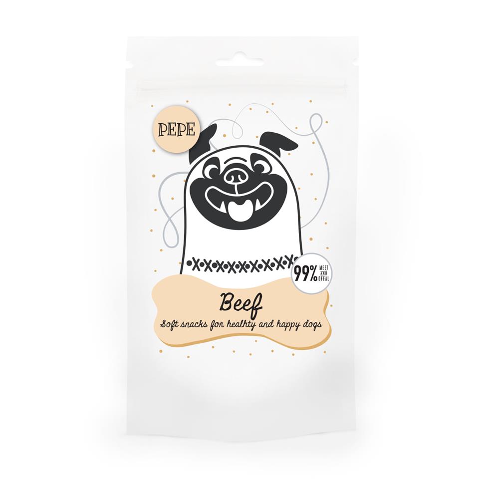 PAKA ZWIERZAKA Mini Chunkies Beef 80 g przysmaki z wołowiną