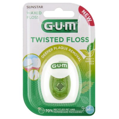 Nić dentystyczna SUNSTAR GUM Twisted Floss (30 m)