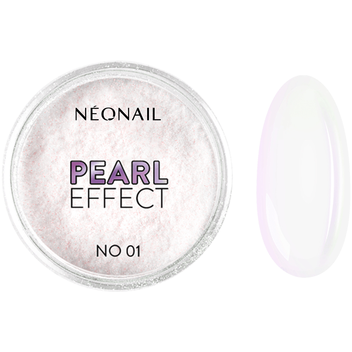 Neonail Pearl Effect pyłek do zdobienia paznokci 01, 1 szt.