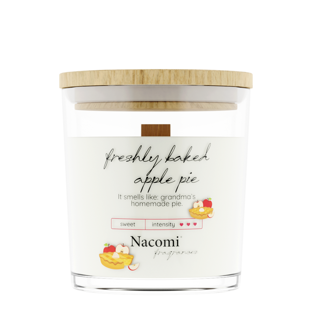 Nacomi świeca zapachowa freshly backed apple pie, 140 g