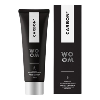 Pasta do zębów WOOM Carbon+ Czarna Wybielająca 75 ml