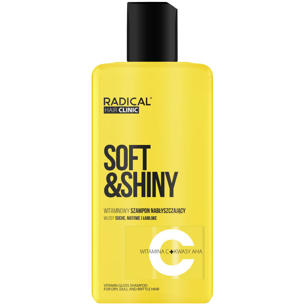 Radical HAIR CLINIC SOFT&SHINY witaminowy szampon nabłyszczający do włosów, 300 ml