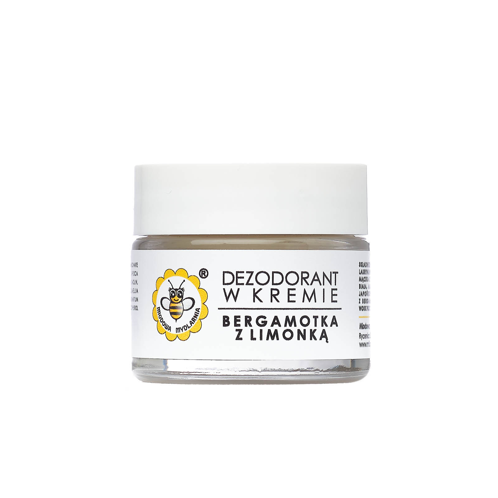 Miodowa Mydlarnia dezodorant bergamotka z limonką, 55 g