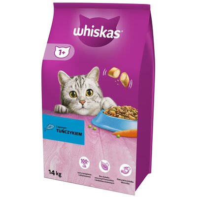 Karma dla kota WHISKAS Tuńczyk z warzywami 14 kg