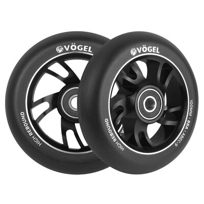 Kółka VÖGEL VKH-102 100mm ABEC-9 Czarny (2 szt.)