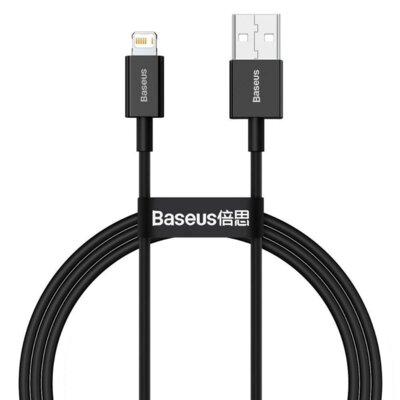 Kabel USB - Lightning BASEUS Superior Series 1 m Czarny