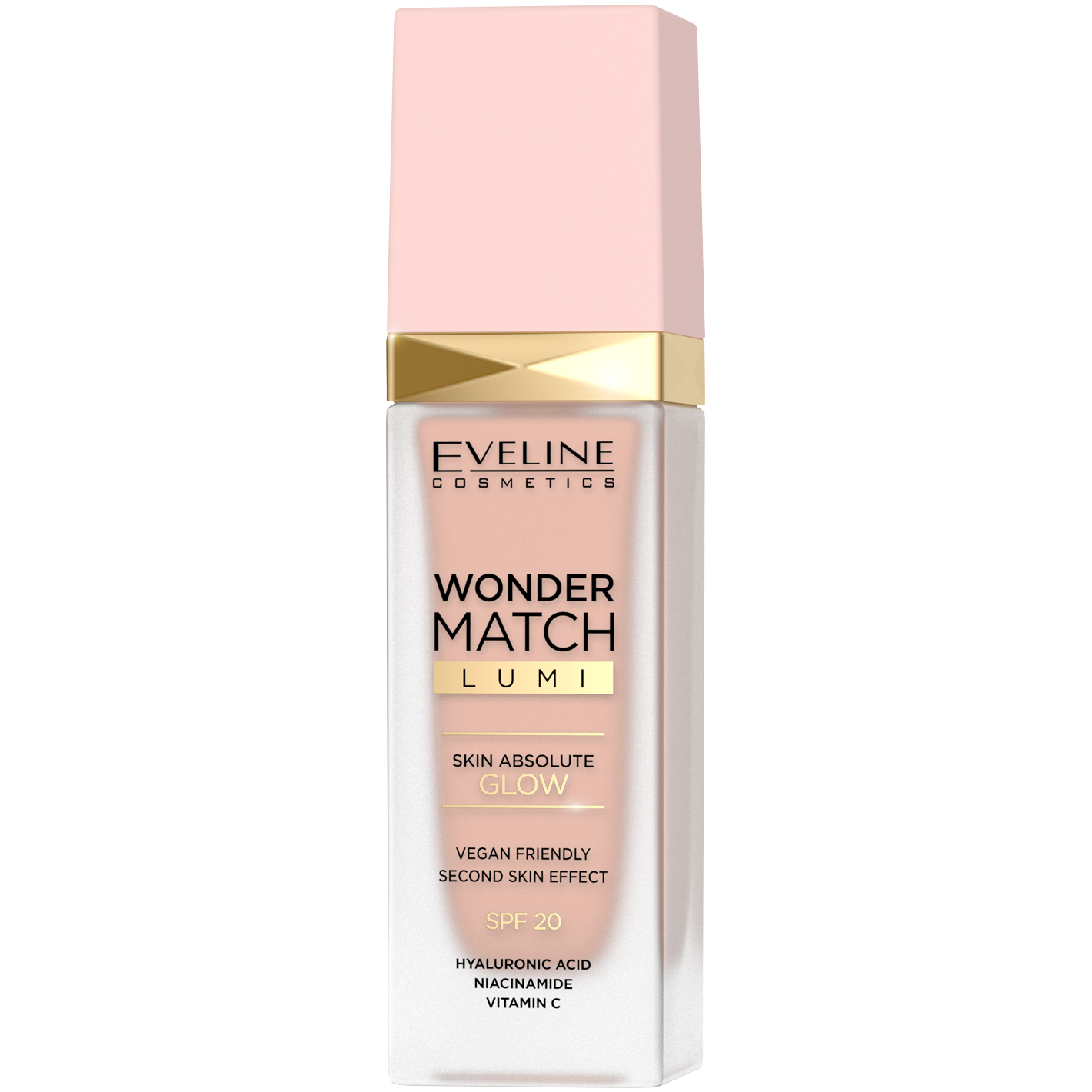 Eveline Cosmetics Wonder Match Lumi rozświetlający podkład z SPF20 do twarzy 10, 30 ml
