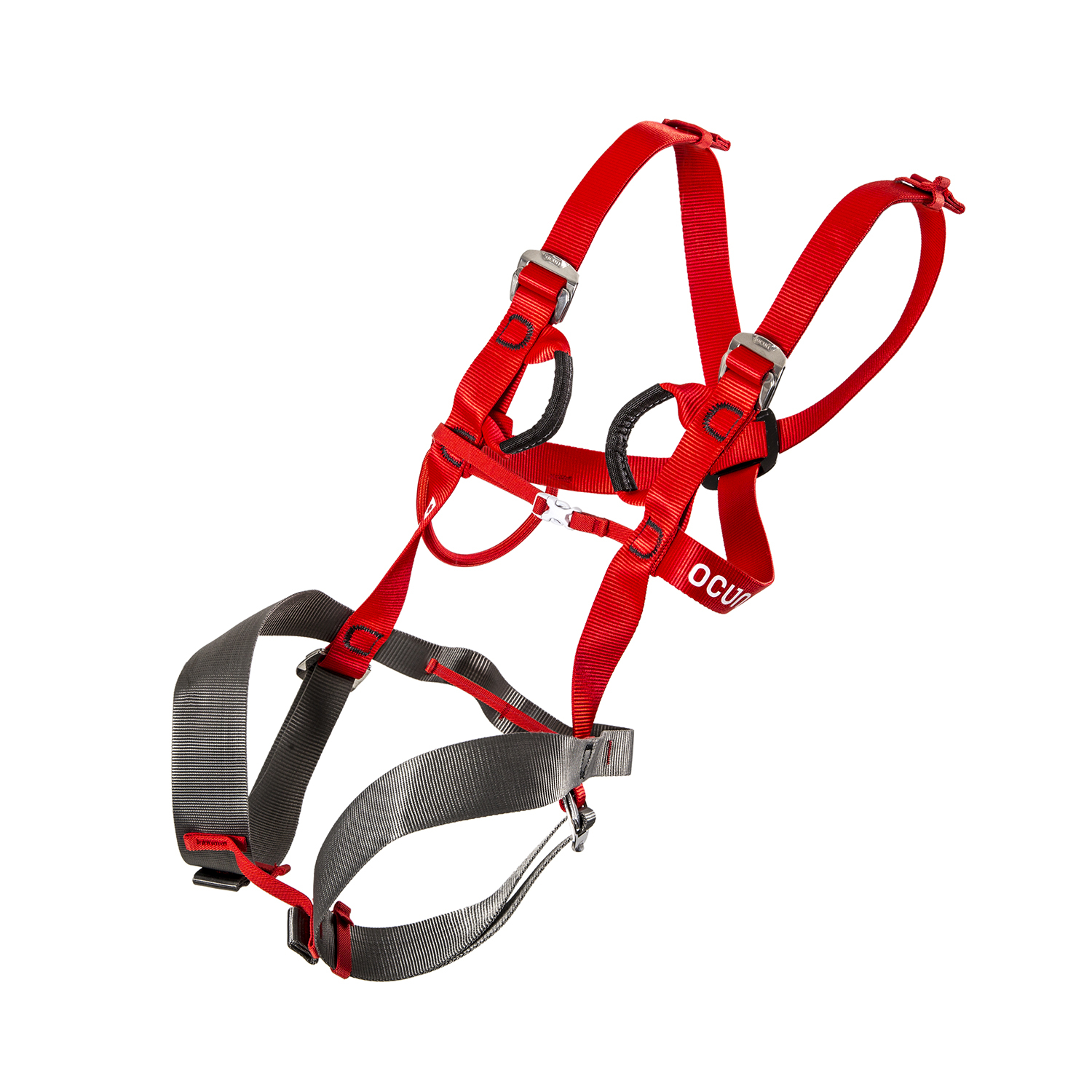 Uprząż wspinaczkowa dla dziecka Ocun Mojo red/grey - ONESIZE