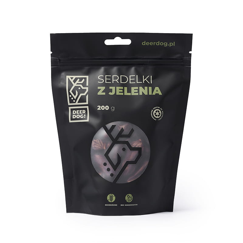 Deer Dog Serdelki dla psa z jelenia 200g