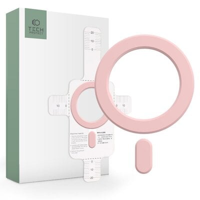 Blaszka TECH-PROTECT Magmat Magsafe Universal Magnetic Ring Różowy