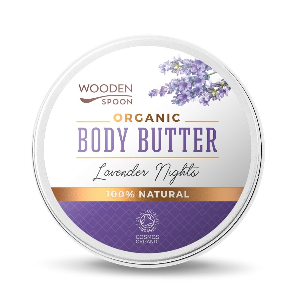 Wooden Spoon Organic Body Butter organiczne masło do ciała Lavender Night, 100 ml