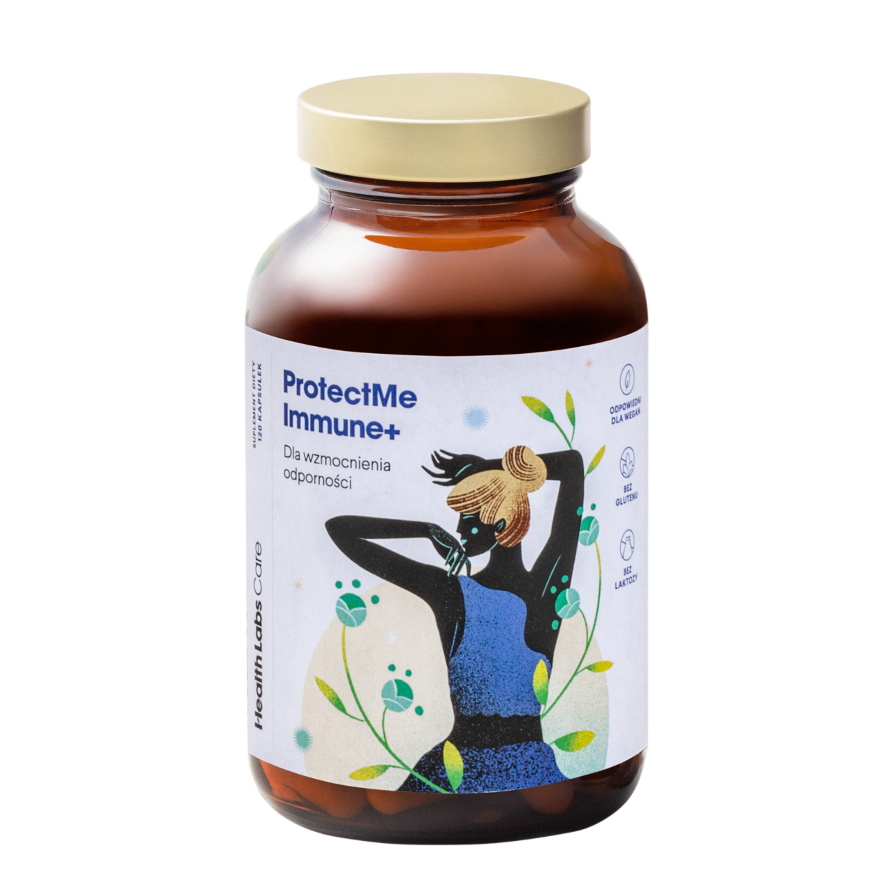 Health Labs Care ProtectMe Immune+ suplement diety wsparcie prawidłowego funkcjonowania układu odpornościowego, 120 kaps./1 opak.