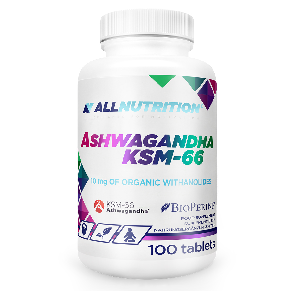Allnutrition Ashwagandha KSM-66 100 tabletek