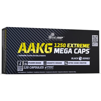 Aminokwasy AAKG OLIMP 1250 Extreme Mega Caps (120 kapsułek)