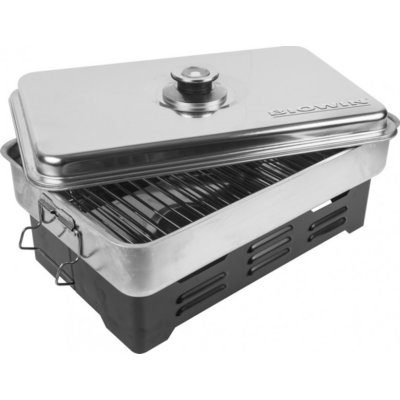 Wędzarnia BIOWIN 330001 z termometrem 27 x 42 x 21 cm Srebrny