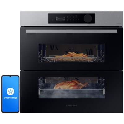 Piekarnik SAMSUNG NV7B5745PAS U2 Elektryczny parowy Czarno-srebrny A+