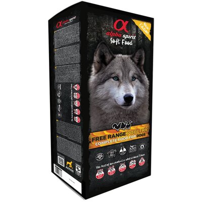 Karma dla psa ALPHA SPIRIT Poultry Kurczak z indykiem (45 x 200 g)