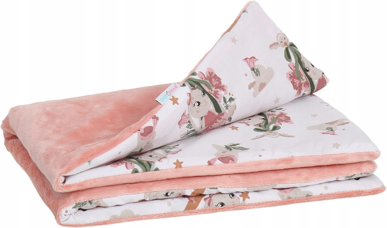 Babymam kocyk dla niemowląt uniwersalny dwustronny