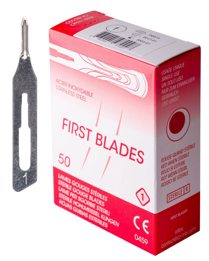 Dłutka First Blades rozmiar 1, 50 szt.