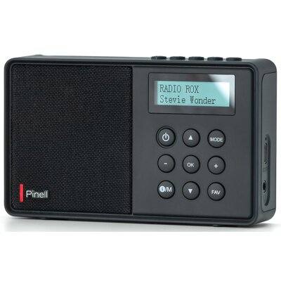 Radio PINELL Supersound Micro Cyfrowe Przenośne Czarny