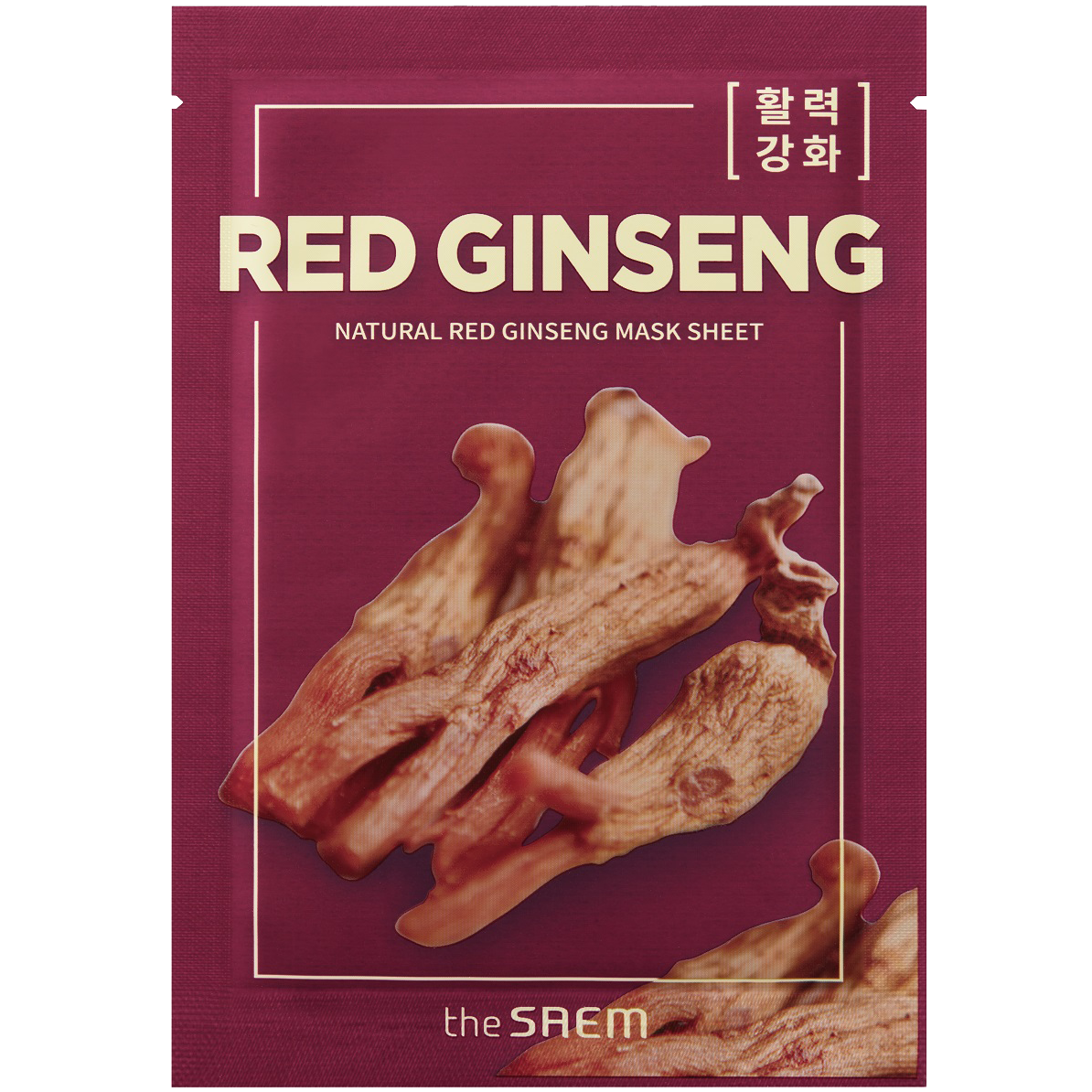 The Saem Red Ginseng maska do twarzy w płachcie, 21 ml