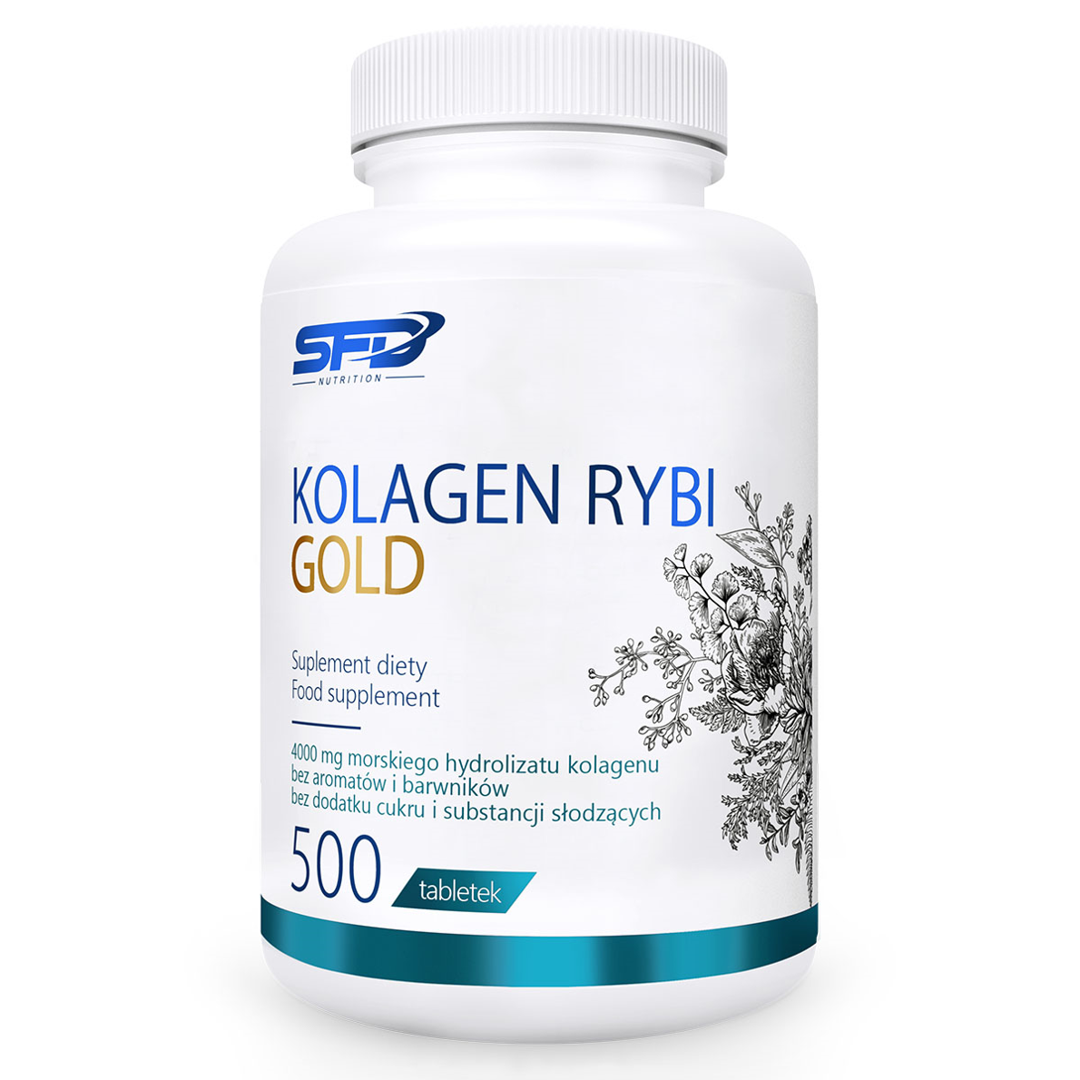 SFD kolagen rybi Gold, 500 tabletek