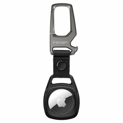 Brelok SPIGEN Rugged Armor do Apple AirTag 1/2 Czarny mat