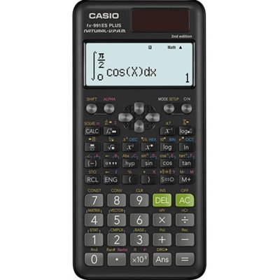 Kalkulator CASIO FX-991ES Plus 2nd Edition Zasilanie bateryjno-słoneczne, 9 pamięci