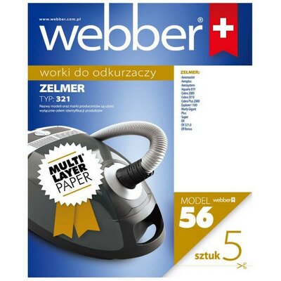 Worek do odkurzacza WEBBER 56 (5 sztuk)