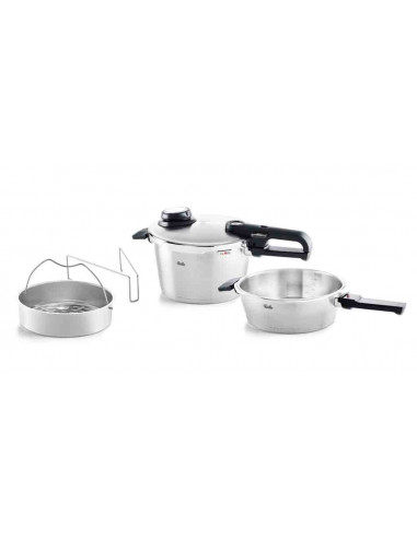 Fissler - Zestaw szybkowarów 2,5l+4,5l Vitavit Premium S4