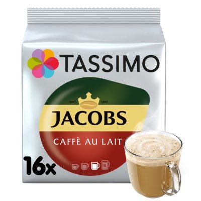 Kapsułki TASSIMO Jacobs Cafe Au Lait do ekspresu Bosch Tassimo