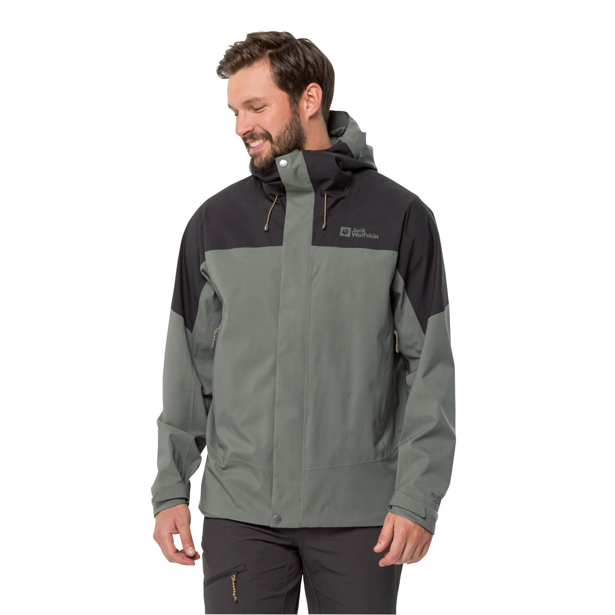 Męska kurtka Jack Wolfskin KAMMWEG 2L JKT M gecko green - XXL