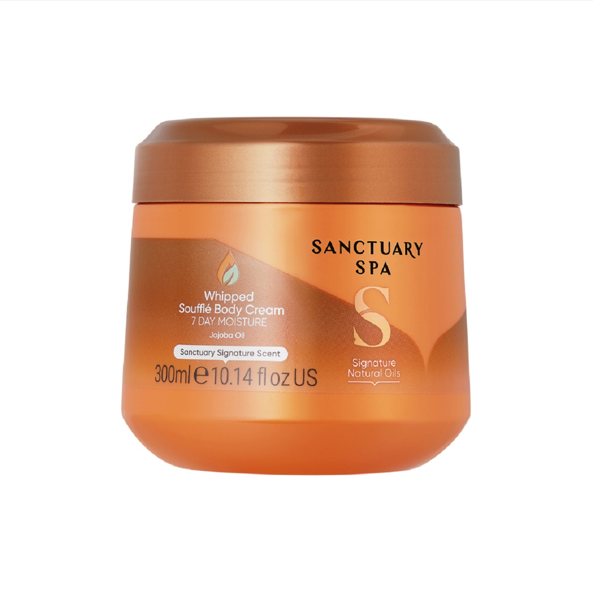 Sanctuary Spa Signature Natural Oils Whipped Soufflé maślany krem do ciała, 300 ml
