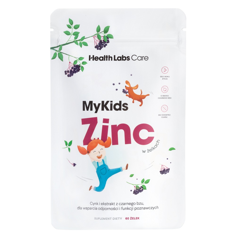 Health Labs Care MyKids cynk dla dzieci w żelkach, 60 żelek/1 opak.