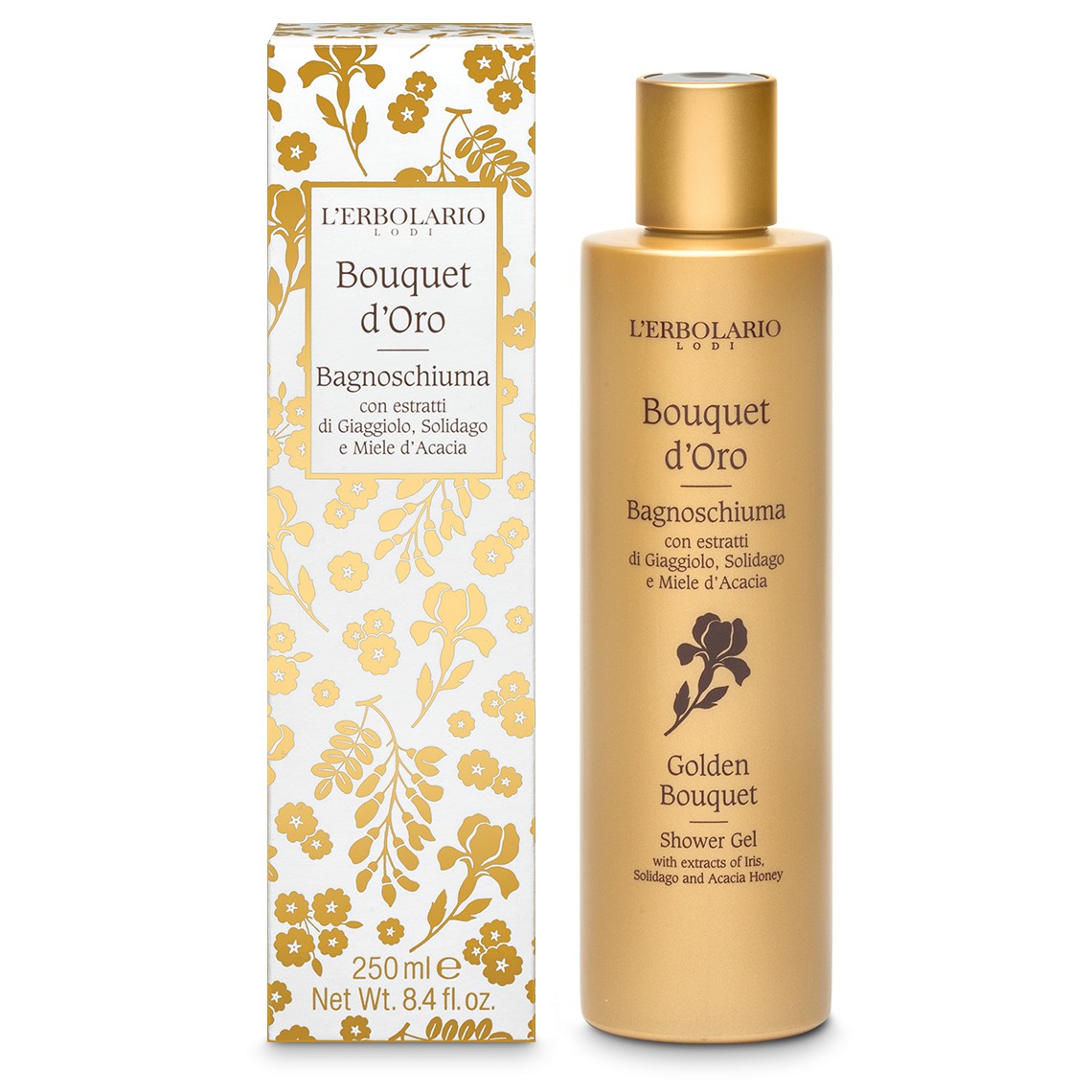 L'Erbolario Bouquet d’Oro pianka do kąpieli, 250 ml