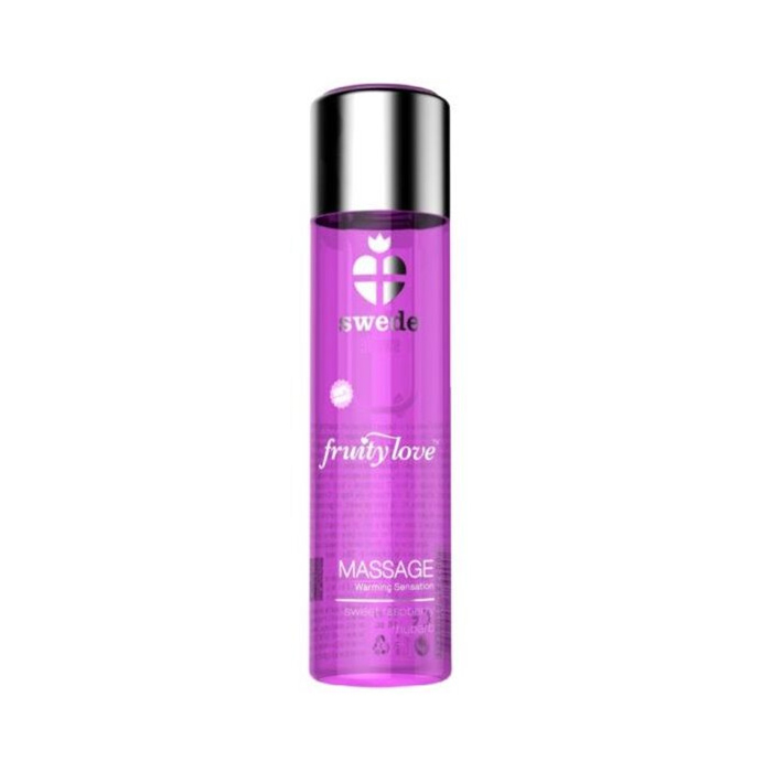 Swede Fruity Love rozgrzewający żel do masażu raspberry & rhubarb, 60 ml