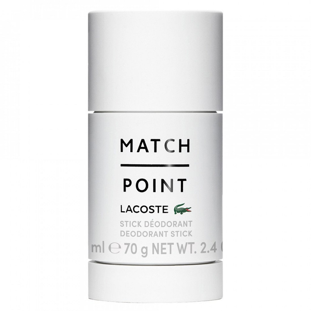 Lacoste Match Point dezodorant męski w sztyfcie, 75 ml